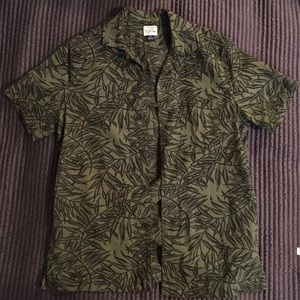J Crew Short Sleeve Jungle Print
